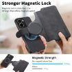 Realme 14 Case - Neo MagSafe RFID Anti-theft Retro Leather (Black) - 7