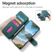Realme 14 CaseNeo MagSafe RFID Anti-theft Leather Case - Green - 9