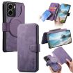 Realme 14 CaseNeo MagSafe RFID Anti-theft Leather Case - Purple - 1