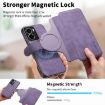 Realme 14 CaseNeo MagSafe RFID Anti-theft Leather Case - Purple - 7