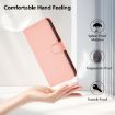 Samsung Galaxy A26 5G Pink Leather Phone Case with Lanyard - 5