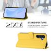 Samsung Galaxy A26 5G Leather Phone Case with Lanyard - Lemon Yellow - 3