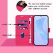 Samsung Galaxy A26 5G Rose Red Leather Phone Case with Lanyard - 4