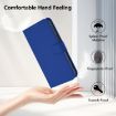 Samsung Galaxy A56 5G Dark Blue Leather Phone Case with Lanyard - 5