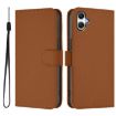 Samsung Galaxy A06 4G/5G Brown Leather Phone Case with Lanyard - 2