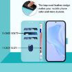 Samsung Galaxy A06 4G/5G Sky Blue Leather Phone Case with Lanyard - 4