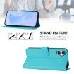Samsung Galaxy A06 4G/5G Leather Case with Lanyard - Lake Blue - 3