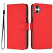 Samsung Galaxy A07 4G Red Leather Phone Case with Lanyard - 2