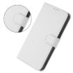 Samsung Galaxy A07 4G White Leather Phone Case with Lanyard - 4