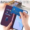 Samsung Galaxy A07 4G Violet Leather Phone Case with Lanyard - 7