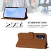 Samsung Galaxy A17 5G Brown Leather Phone Case with Lanyard - 3