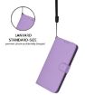 Samsung Galaxy A17 5G Leather Phone Case with Lanyard - Lavender Purple - 4