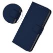 Samsung Galaxy A17 5G Navy Blue Leather Phone Case with Lanyard - 4