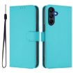 Samsung Galaxy A17 5G Lake Blue Leather Phone Case with Lanyard - 2