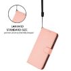Realme 14 5G/14T 5G Pink Leather Phone Case with Lanyard - 6