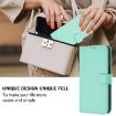 Realme 14 5G/14T 5G Leather Phone Case with Lanyard - Mint Green - 5