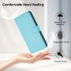 Realme 14 5G/14T 5G Leather Phone Case with Lanyard - Sky Blue - 9