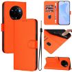 Realme Narzo 80 Pro Orange Leather Phone Case with Lanyard - 1