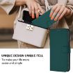 Realme Narzo 80 Pro Dark Green Leather Phone Case with Lanyard - 5
