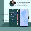 Realme Narzo 80 Pro Dark Green Leather Phone Case with Lanyard - 8
