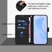 Realme Narzo 80 Pro Black Leather Phone Case with Lanyard - 8