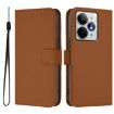 Realme Neo7 Turbo 5G Brown Leather Phone Case with Lanyard - 2