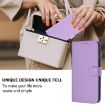 Realme Neo7 Turbo 5G Leather Phone Case with Lanyard - Lavender Purple - 7