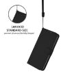 Realme Neo7 Turbo 5G Black Leather Phone Case with Lanyard - 6