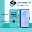 Realme Neo7 Turbo 5G Lake Blue Leather Phone Case with Lanyard - 8