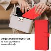 Realme V70 5G/14X Global Red Leather Phone Case with Lanyard - 5