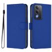 OPPO A5/A3 Pro 5G Leather Phone Case with Lanyard - Dark Blue - 2