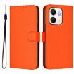 OPPO A5X 4G/5G Leather Phone Case with Lanyard - Orange - 2