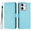 OPPO A5X 4G/5G Leather Phone Case with Lanyard - Sky Blue - 2