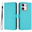 OPPO A5X Leather Phone Case with Lanyard - Lake Blue, 4G/5G Global - 2