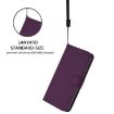 OPPO A5X 4G/5G Violet Leather Phone Case with Lanyard - 6