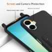 Samsung Galaxy A06 5G Black Silicone Case with Card Bag & Lanyard - 5