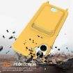 Samsung Galaxy A06 5G Yellow Silicone Case with Card Bag & Lanyard - 2