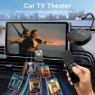 USB & HDMI Wired to Wireless CarPlay Adapter - Square Carbon Fiber Design - 5
