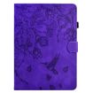 Samsung Galaxy Tab A8 2022 SM-X200 Purple Floral Bird Leather Case - 2