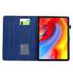 Samsung Galaxy Tab A8 2022 SM-X200 Floral Bird Leather Case Dark Blue - 4