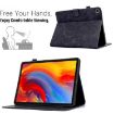 Samsung Galaxy Tab A7 10.4 T500 Leather Case - Flowers & Bird Embossed - 5