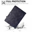 Samsung Galaxy Tab A7 10.4 T500 Leather Case - Flowers & Bird Embossed - 7
