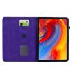 Samsung Galaxy Tab A7 10.4 T500 Purple Floral Bird Leather Case - 4