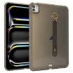 iPad Pro 13 2024 Black Wristband Holder Hybrid TPU Tablet Case - 1