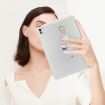 iPad Pro 13 2024 Transparent Wristband Holder Hybrid TPU Case - 7