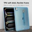 iPad Pro 13 2024 Blue Wristband Holder PC Hybrid TPU Tablet Case - 2