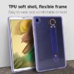 Samsung Galaxy Tab A7 10.4 2020 T500 Purple Wristband Holder Case - 2