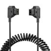 D-Tap Male to Male Coiled Adapter Cable 1.5m for Anton Bauer V-mount - 1