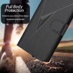 Xiaomi 14 Ultra Black Leather Phone Case with Triangle Buckle Clasp - 7