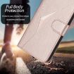 Xiaomi 14 Ultra Rose Gold Leather Phone Case with Triangle Buckle - 7